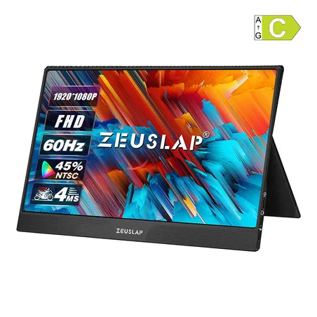 ZEUSLAP Z15ST Portable Monitor with a 15.6" Touchscreen